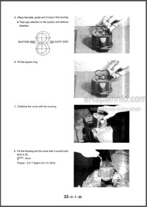 Photo 7 - Kobelco SK70SR Shop And Parts Manual Hydraulic Excavator