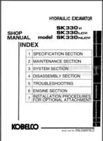 Photo 4 - Kobelco SK330VI SK330LCVI SK330NLCVI Shop Manual Excavator S5LC0007E