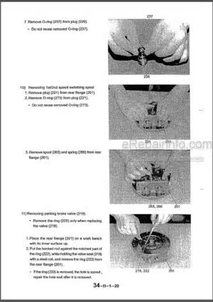 Photo 1 - Kobelco SK40SR-2 SK45SR-2 Shop And Parts Manual Excavator