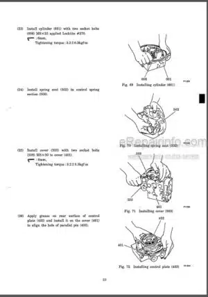 Photo 2 - Kobelco SK40SR SK45SR Workshop And Parts Manual Hydraulic Excavator