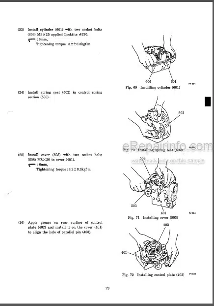 Photo 1 - Kobelco SK40SR SK45SR Workshop And Parts Manual Hydraulic Excavator