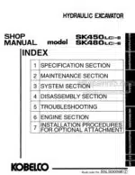 Photo 4 - Kobelco SK450LC-6 SK480LC-6 Parts Manual Hydraulic Excavator S5LS0009E2