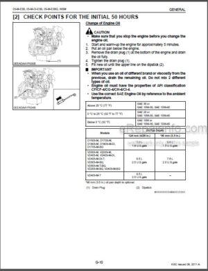 Photo 1 - Kubota 03-M-E3B 03-M-DI-E3B 03-M-E3BG Workshop Manual Engine