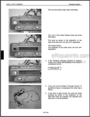 Photo 7 - Kubota KX61-3 KX71-3 Workshop Manual Service And Mechanism Chapter Excavator