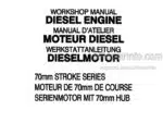 Photo 4 - Kubota 70mm Strokes Series Workshop Manual Diesel Engine