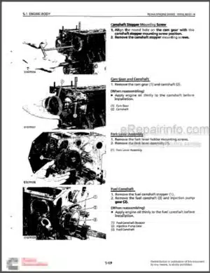 Photo 11 - Kubota 70mm Strokes Series Workshop Manual Diesel Engine