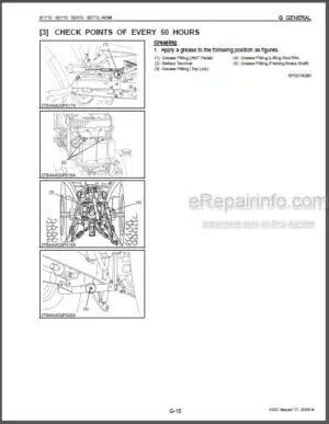 Photo 10 - Kubota B1710 B2110 B2410 B2710 Workshop Manual Tractor