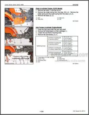 Photo 8 - Kubota B1830 B2230 B2530 B3030 Workshop Manual Tractor