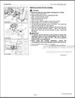 Photo 3 - Kubota B21 TL421 BT751 Workshop Manual Tractor Front Loader Backhoe