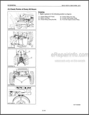 Photo 11 - Kubota B2410 B2710 B2910 B7800 Workshop Manual Workshop Supplement For 7800HSD Tractor