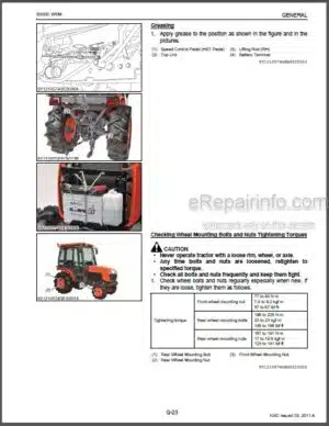 Photo 6 - Kubota GH Series Workshop Manual Gasoline Engine 97897-00915