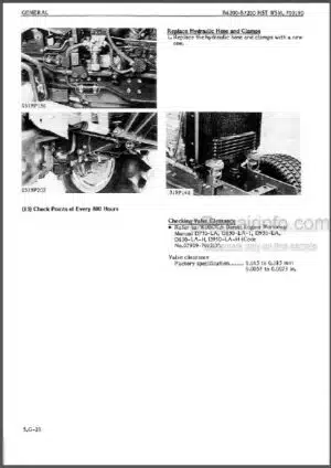 Photo 7 - Kubota B6200HST B7200HST Workshop Manual Tractor