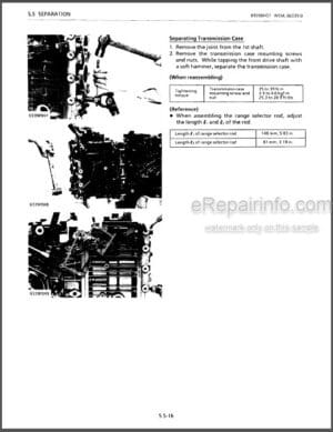Photo 14 - Kubota B9200DC B9200HST Workshop Manual Tractor