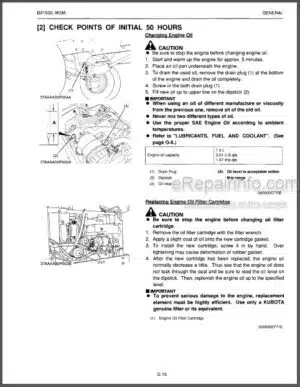 Photo 8 - Kubota BX1500 Workshop Manual Sub Compact Tractor