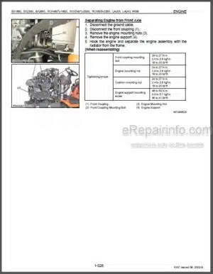 Photo 8 - Kubota BX1860 BX2360 BX2660 RCK48-18BX RCK54-23BX RCK60B-23BX RCK48P-18BX RCK54P-23BX LA203 LA243 Workshop Manual Tractor Rotary Mower Front Loader