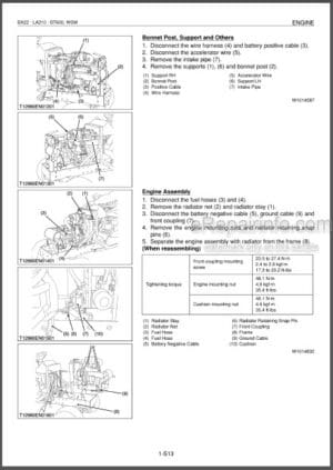 Photo 12 - Kubota BX22 LA210 BT600 Workshop Manual Tractor Front Loader Backhoe