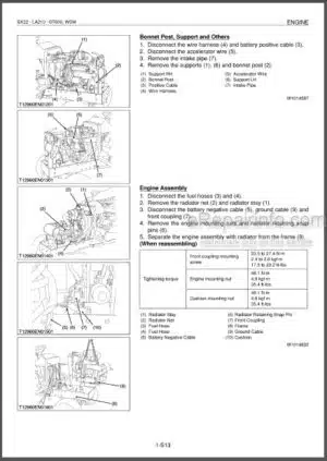 Photo 7 - Kubota BX22 LA210 BT600 Workshop Manual Tractor Front Loader Backhoe