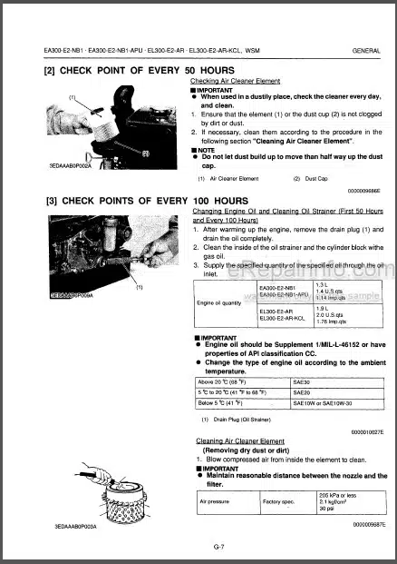 Photo 1 - Kubota EA300-E2-NB1 EA300-E2-NB1-APU EL300-E2-AR EL300-E2-AR-KCL Workshop Manual Diesel Engine