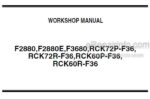 Photo 5 - Kubota F2880, F2880E, F3680, RCK72P-F36, RCK72R-F36, RCK60P-F36, RCK60R-F36 Workshop Manual Mower