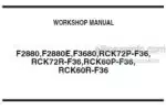 Photo 5 - Kubota F2880, F2880E, F3680, RCK72P-F36, RCK72R-F36, RCK60P-F36, RCK60R-F36 Workshop Manual Mower