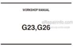 Photo 5 - Kubota G23 G26 Workshop Manual Ride On Mowers