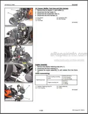 Photo 1 - Kubota GR1600EC2 Workshop Manual Ride On Mower