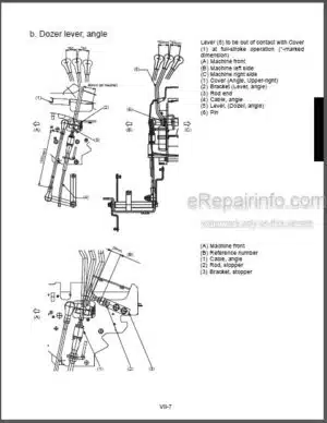 Photo 1 - Kubota KX121-3 Workshop Manual Optional Unit Angle Blade