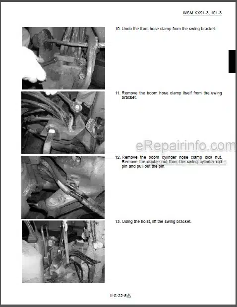 Photo 1 - Kubota KX91-3 KX101-3 Workshop Manual Excavator