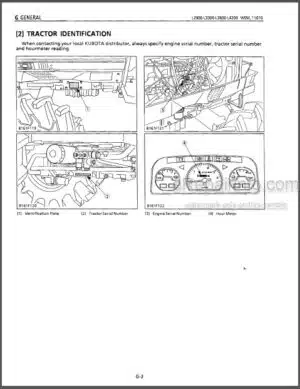 Photo 11 - Kubota L2900 L3300 L3600 L4200 Workshop Manual Tractor