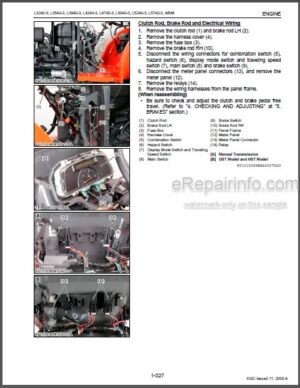Photo 8 - Kubota L2650WET L2950WET L3450WET L3650WET Workshop Manual Tractor
