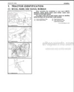 Photo 3 - Kubota M126XDTPC Workshop Supplement Manual Tractor