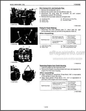 Photo 1 - Kubota M4700 M5400 Workshop Manual Tractor