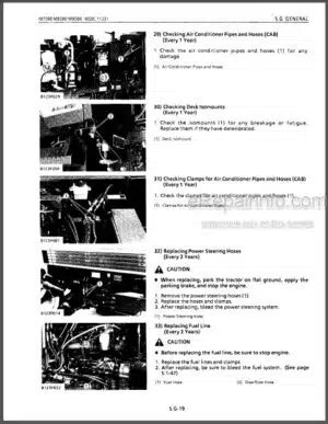 Photo 8 - Kubota M7580 M8580 M9580 Workshop Manual Tractor