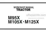 Photo 5 - Kubota M95X M105X M125X Workshop Manual Tractor