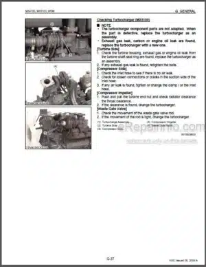 Photo 7 - Kubota MX4700 MX5100 Workshop Manual Tractor