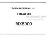 Photo 4 - Kubota MX5000 Workshop Manual Tractor