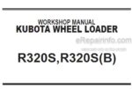 Photo 5 - Kubota R320S R320SB Workshop Manual Wheel Loader