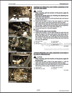 Photo 8 - Kubota L5450 Workshop Manual Tractor