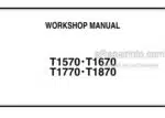 Photo 5 - Kubota T1570 T1670 T1770 T1870 Workshop Manual Mower