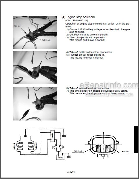Photo 1 - Kubota U35 Workshop Manual Excavator