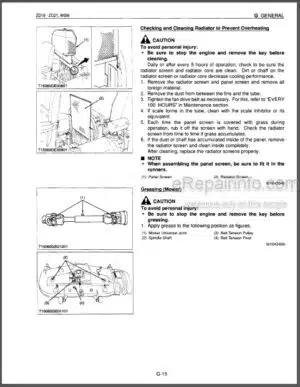 Photo 7 - Kubota B2320 B2620 B2920 Workshop Manual Compact Tractor