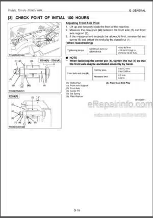 Photo 8 - Kubota B2650HSDC B3350HSDC Workshop Manual Tractor