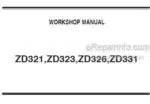 Photo 5 - Kubota ZD321 ZD323 ZD326 ZD331 Workshop Manual Mower