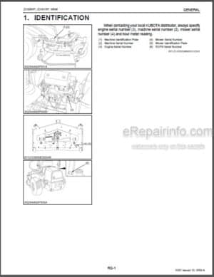 Photo 7 - Kubota B2650HSDC B3350HSDC Workshop Manual Tractor