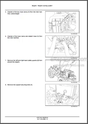 Photo 1 - New Holland T3.50 T3.55F T3.65 T3.75 Service Manual Tractor 47977155