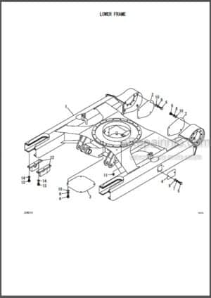 Photo 13 - Takeuchi TB150C Parts Manual Excavator