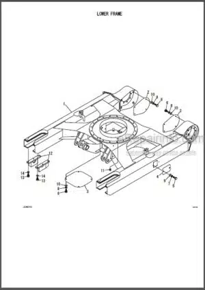 Photo 6 - Takeuchi TB150C Parts Manual Excavator