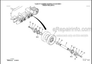 Photo 10 - Takeuchi TL230 Parts Manual Track Loader BU5Z003