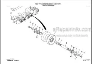 Photo 6 - Takeuchi TL230 Parts Manual Track Loader BU5Z003