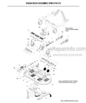 Photo 6 - Walker Deck And Carrier Frame Illustrated Parts Manual Rider Lawnmowers